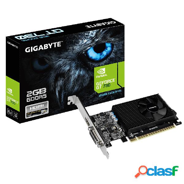 Tarjeta de Video Gigabyte GeForce NVIDIA GT 730, 2GB 64-bit