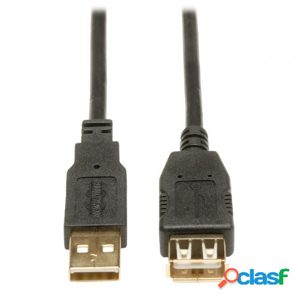 Tripp Lite Cable USB 2.0 A Macho - USB 2.0 A Hembra, 4.88