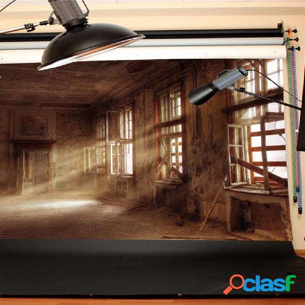 7X5FT Retro Ruinas Telón de fondo de vinilo Fotografía