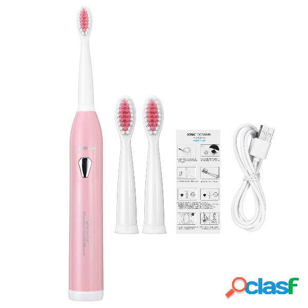 Carga por USB Lavable Cepillo de dientes eléctrico Dientes
