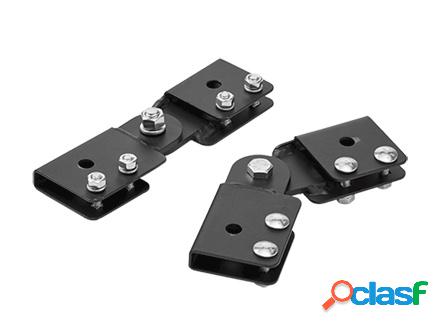 Hoffman Ángulo de Elevación para Rack 19", Negro, 2 Piezas