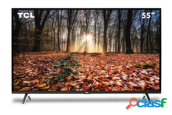 TCL Smart TV LED A423 55", 4K Ultra HD, Widescreen, Plata