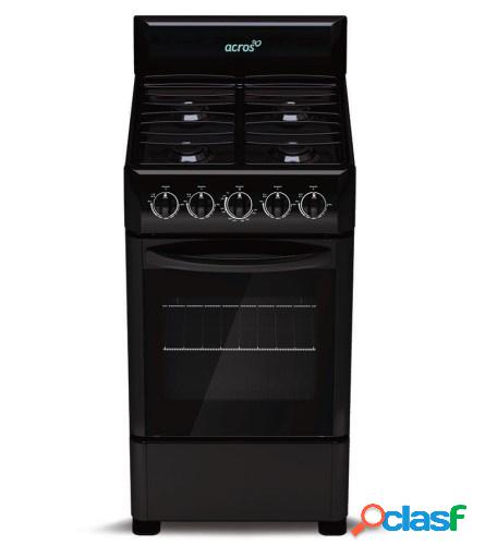 Acros Estufa y Horno de Gas 20" NAW1001B, 4 Quemadores,