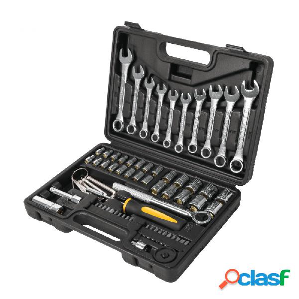 Pretul Caja de Herramientas SET-73, 70 Piezas, Negro