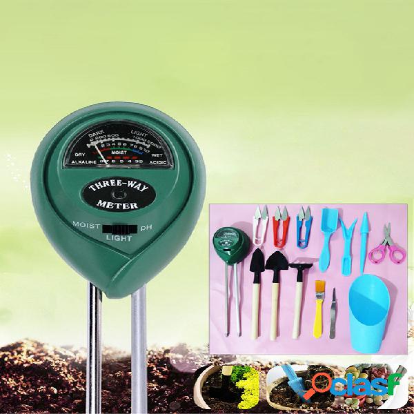 14PCS Suculentas Planta Macetas herramienta Set Detector de