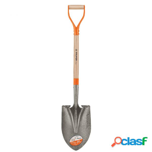 Pala Redonda Truper PRY, Puño "Y", 105cm, con Mango de