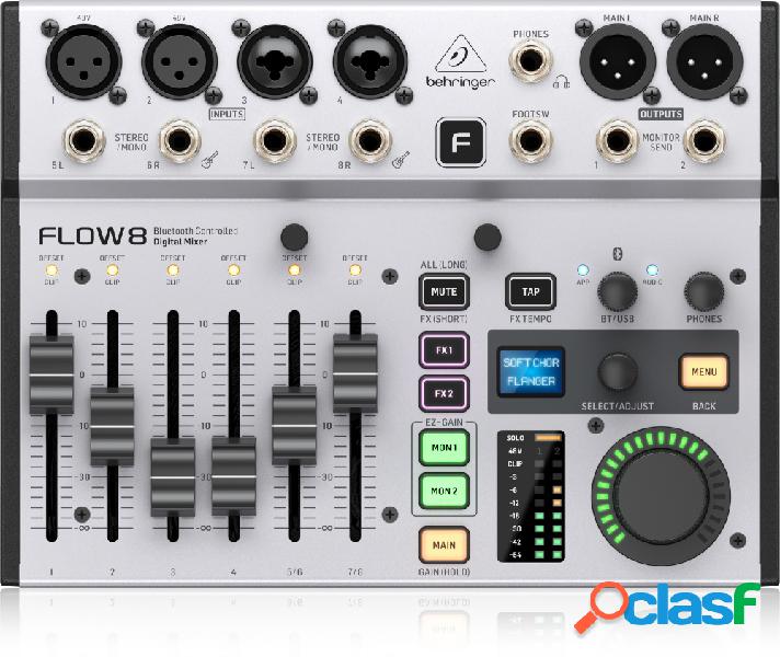 Behringer Mezcladora Digital FLOW 8, 8 Canales, 24 bit,