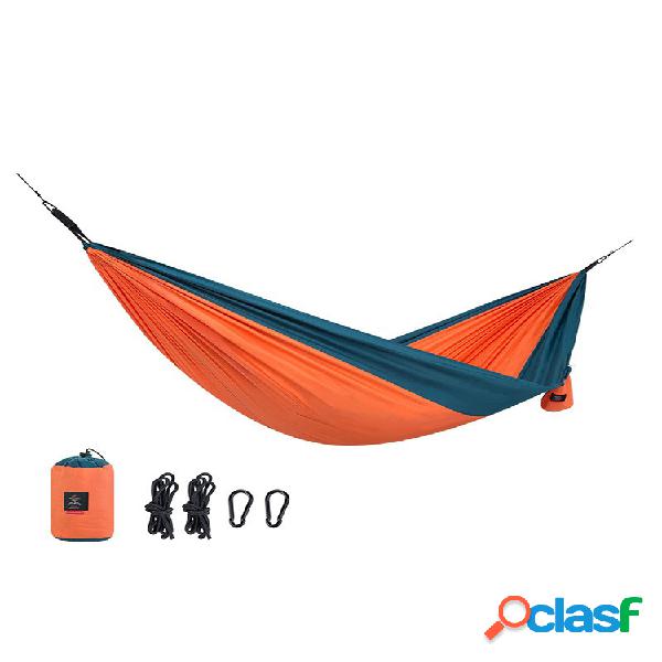 Naturehike - Hamaca individual doble portátil con columpio