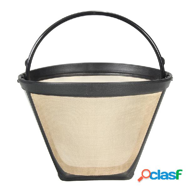 Permanente Reutilizable # 4 Cono Forma Café Filtro De Malla