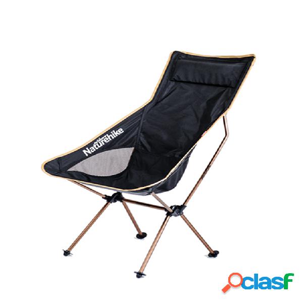 Silla plegable de aluminio Naturehike NH17Y010-L Carga