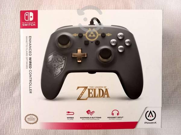Control Alámbrico Switch Zelda Hylian NUEVO $550