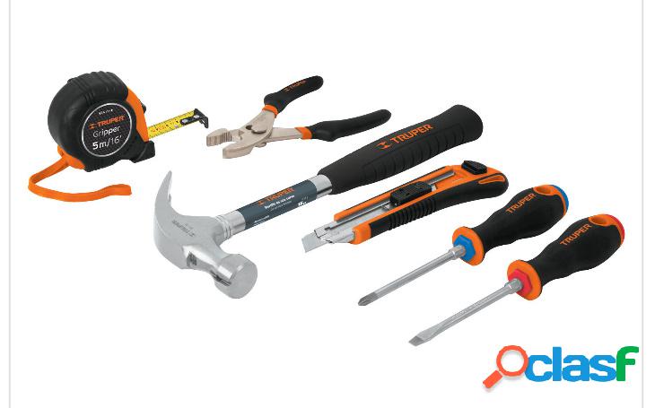 Truper Estuche de Herramientas JGO-CAS6X, 6 Piezas,