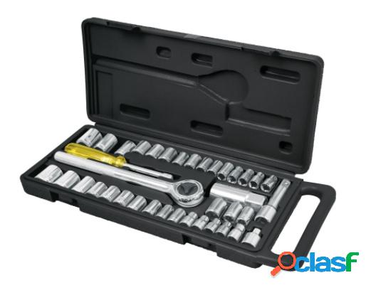 Pretul Juego de Dados con Matraca SET-39, 1/4" - 3/8", 39