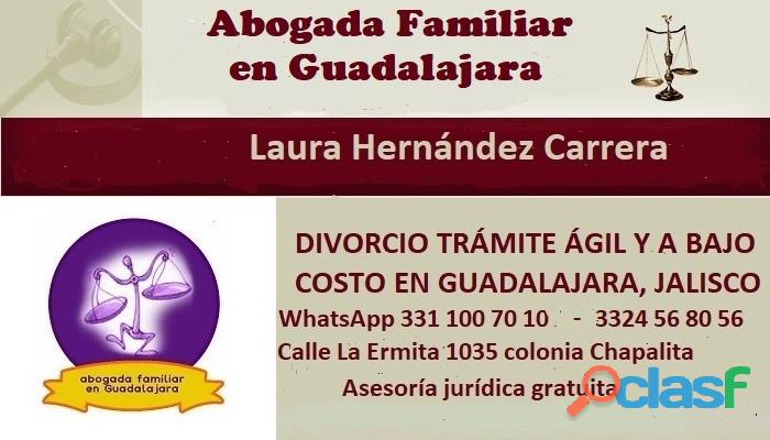 Abogada especialista en asuntos de divorcios en Guadalajara