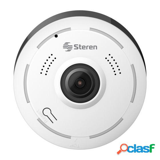 Steren Cámara CCTV SmartWiFi Fisheye para Interiores