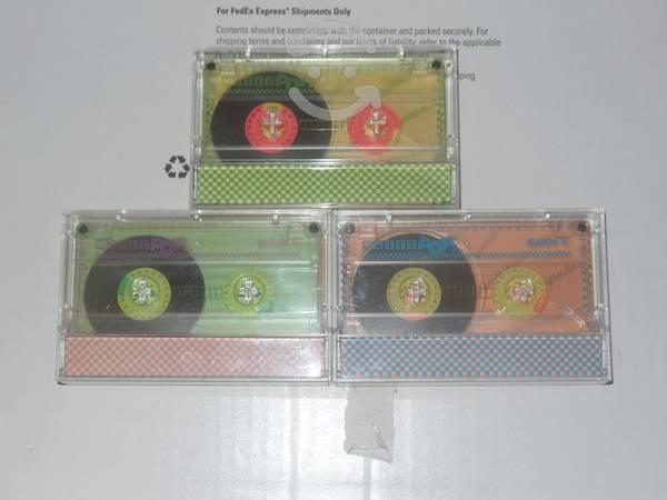 3 cassettes SONY Music POP Colors 60 minutos