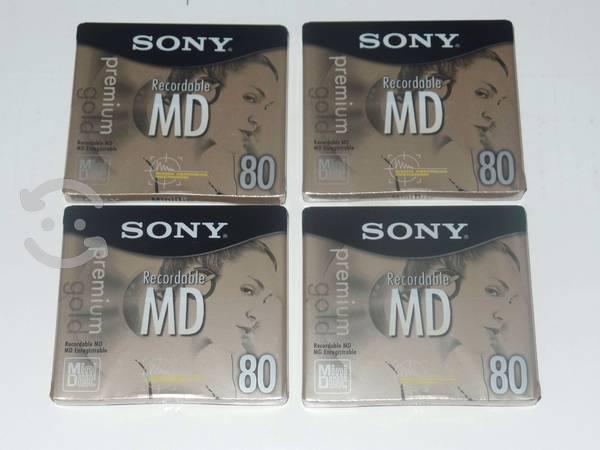 Minidisc Sony Premium Gold 80 nuevo hecho en Japon