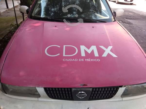 Taxi Tsuru 2016 de CDMX recién sustituido