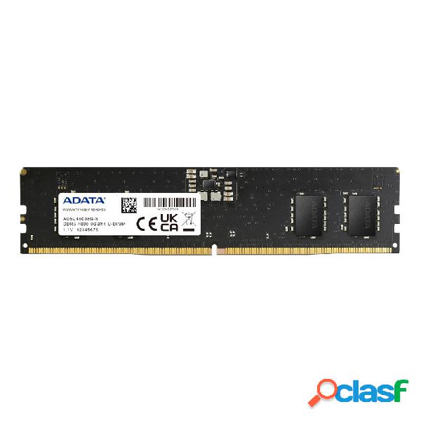 Memoria RAM Adata AD5U48008G-S DDR5, 4800MHz, 8GB, ECC, CL40