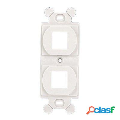Panduit Marco Modular de 2 puertos NetKey, Blanco