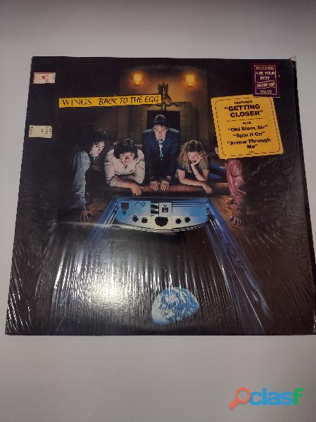 Acetato Lp Wings Back To The Egg USA 1979