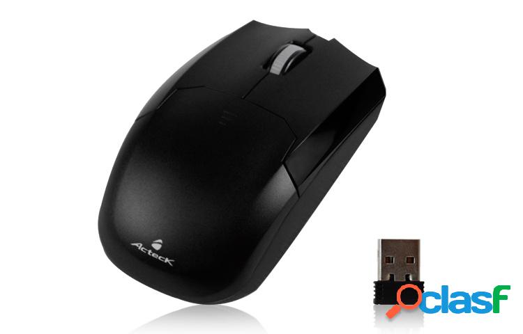 Mouse Acteck Mini Óptico WKMI-106, Inalámbrico, USB,