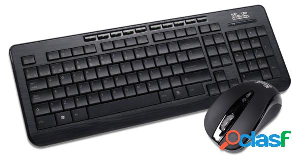 Kit de Teclado y Mouse Klip Xtreme KCK-350S, Inalámbrico,