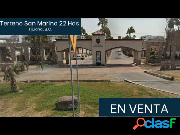 Terreno en Venta Fracc. San Marino Tijuana Baja California