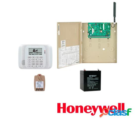 Honeywell Kit Sistema de Alarma V21IPT62RFBT, Inalámbrico,