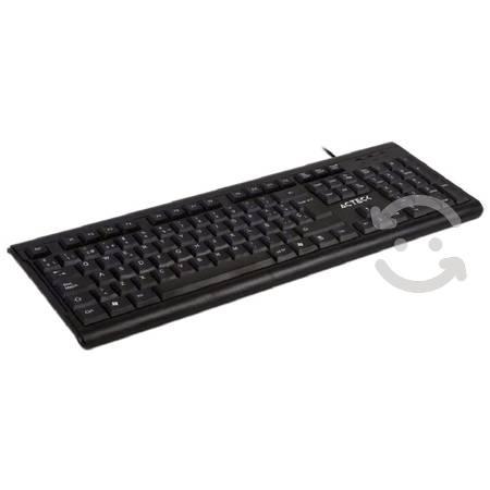 Kit de teclado mouse Estándar Negro PC Lap Oficina