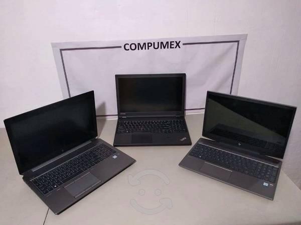 Laptop workstation, HP ZBook, Dell y lenovo