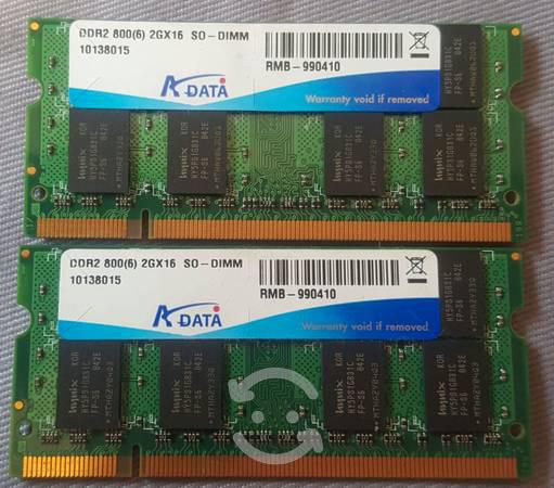 MEMORIA RAM LAPTOP 2Gb DDR2 800MHz 6400S