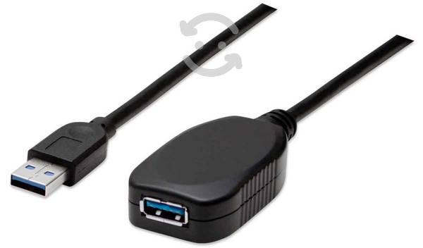 Manhattan Cable USB 3.0 A Macho - USB 3.0 A Hembra