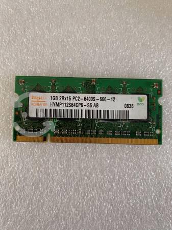 Memoria Ram DDR2 1GB 2Rx16 PC2-6400S-666-12