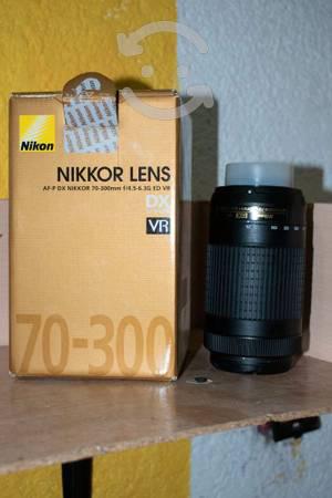 Nikon lente Af-p Dx Nikkor 70-300 F/4.5-6.3 Ed Vr
