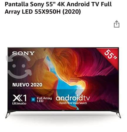 Pantalla Sony 55\" 4K Android TV Full Array LED