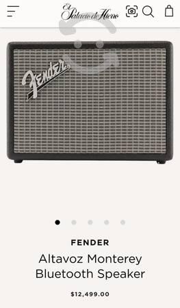 bocina Fender Monterey Bluetooth