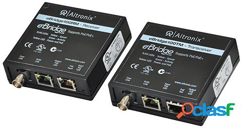 Altronix Kit Extensor de PoE EBRIDGE-100-RMT, 10/100 Mbit/s,