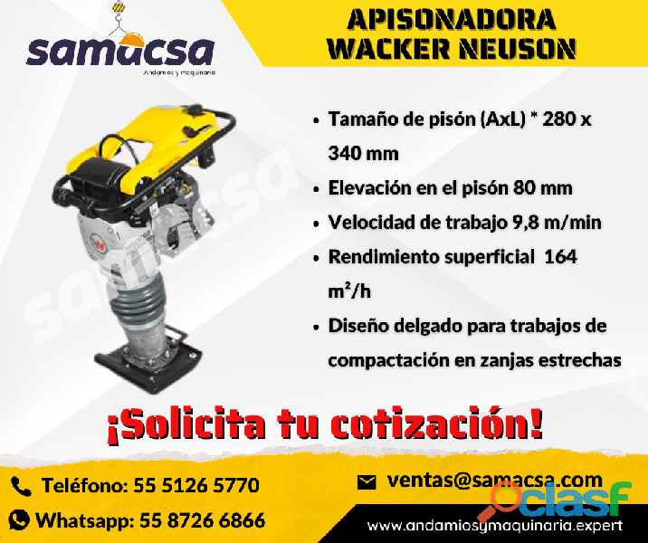 Apisonadora Wacker Neuson,