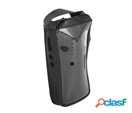 Syscom Funda Reforzada de Piel, Negro, para Kenwood