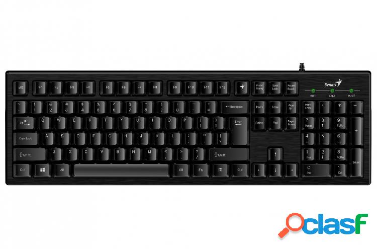 Teclado Genius Smart KB-101, Alámbrico, USB, Negro