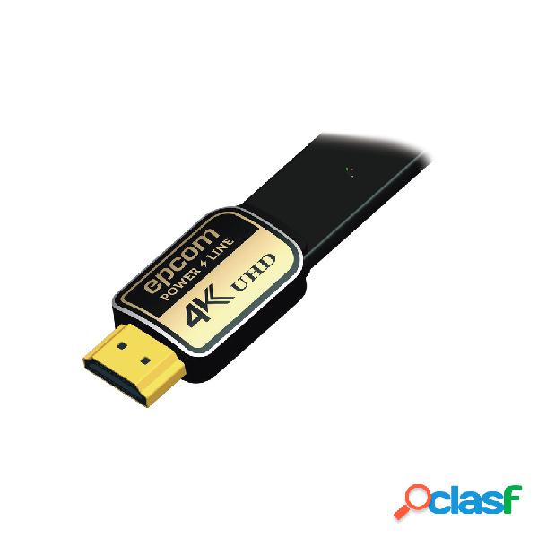 Epcom Cable Plano HDMI 2.0 Macho - HDMI 2.0 Macho, 4K, 1.8
