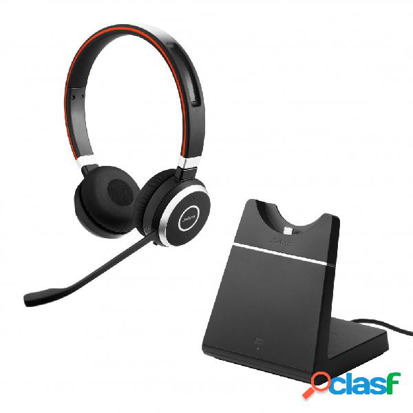 Jabra Audífonos con Micrófono Evolve 65 MS Stereo,