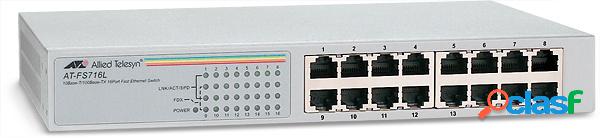 Switch Allied Telesis Fast Ethernet AT-FS716L, 16 Puertos