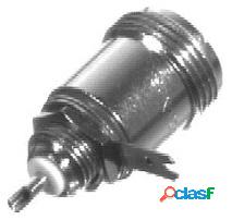 RF Industries Conector Coaxial N Hembra, Hermético, Plata