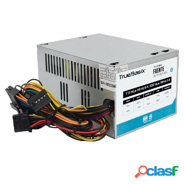 Fuente de Poder True Basix TB-924894, 20+4 pin ATX, 520W