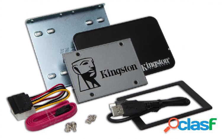 Kit SSD Kingston UV500, 240GB, SATA III, 2.5, 7mm - Incluye