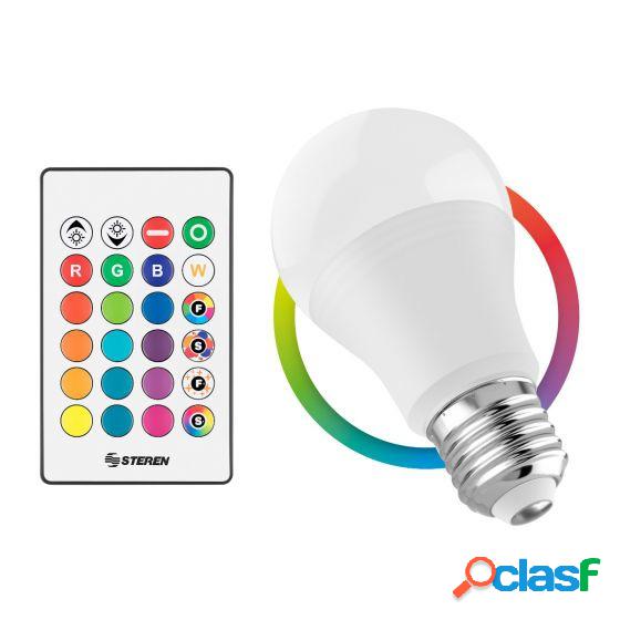 Steren Foco LED Inteligente FOC-150/RGB, RGB, Base E26, 5W,