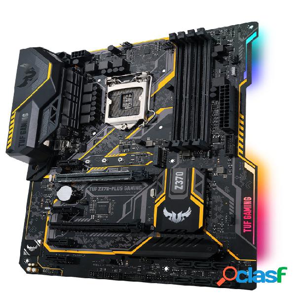 Tarjeta Madre ASUS ATX TUF Z370-PLUS GAMING, S-1151, Intel