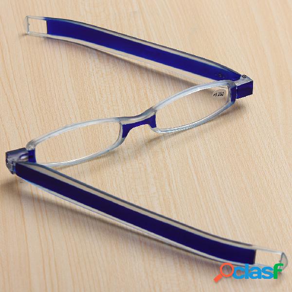 Azul Rotación de 360 grados Gafas Lectura presbicia